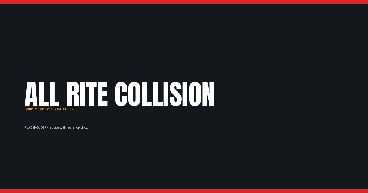 Auto Body & Collision Repair in South Philadelphia | All Rite Collision
